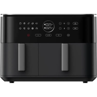 Friteuză cu aer cald Xiaomi Dual Zone Negru - 2700 W | 10 l | Antiaderent Friteuză cu aer cald Xiaomi Dual Zone Negru - 2700 W | 10 l | Antiaderent