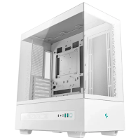 Компьютерный корпус Deepcool CH690 Digital WH Midi-Tower Белый - Без блока питания | Алюминий, Закаленное Стекло