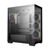 Carcasă PC Deepcool CG580 4F V2 Midi-Tower Negru - Fără PSU | ABS Plastic,Oțel,Sticlă călită | ARGB Carcasă PC Deepcool CG580 4F V2 Midi-Tower Negru - Fără PSU | ABS Plastic,Oțel,Sticlă călită | ARGB