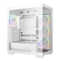 Carcasă PC Deepcool CG580 4F V2 Midi-Tower Alb - Fără PSU | ABS Plastic,Oțel,Sticlă călită | ARGB Carcasă PC Deepcool CG580 4F V2 Midi-Tower Alb - Fără PSU | ABS Plastic,Oțel,Sticlă călită | ARGB