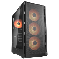Компьютерный корпус Cougar Airface Pure PRO Midi-Tower Черный - Без блока питания | Металл, закаленное стекло Компьютерный корпус Cougar Airface Pure PRO Midi-Tower Черный - Без блока питания | Металл, закаленное стекло