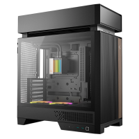 Carcasă PC Deepcool CL6600 Midi-Tower Negru - Fără PSU | Oțel, plastic ABS, Sticlă călită | ARGB Carcasă PC Deepcool CL6600 Midi-Tower Negru - Fără PSU | Oțel, plastic ABS, Sticlă călită | ARGB