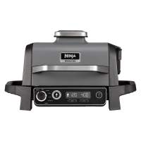 Grătar electric Ninja Woodfire OG701EU Gri - 2400 W | 260°C Grătar electric Ninja Woodfire OG701EU Gri - 2400 W | 260°C