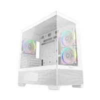 Carcasă PC Deepcool CG380 3F WH Mini-Tower Alb - Fără PSU | Oțel, plastic ABS, Sticlă călită Carcasă PC Deepcool CG380 3F WH Mini-Tower Alb - Fără PSU | Oțel, plastic ABS, Sticlă călită