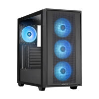 Компьютерный корпус Chieftec Hunter 3 Midi-Tower Черный - Без блока питания | Сталь, Пластик ABS, Закаленное стекло Компьютерный корпус Chieftec Hunter 3 Midi-Tower Черный - Без блока питания | Сталь, Пластик ABS, Закаленное стекло