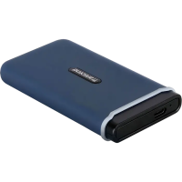 Внешний портативный SSD накопитель Transcend ESD370C 1 ТБ Морской Синий Внешний портативный SSD накопитель Transcend ESD370C 1 ТБ Морской Синий