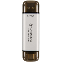 Внешний портативный SSD накопитель Transcend ESD310S 512 GB Серебристый Внешний портативный SSD накопитель Transcend ESD310S 512 GB Серебристый