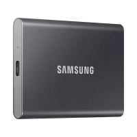Внешний портативный SSD накопитель Samsung T7 4 ТБ Titan Gray Внешний портативный SSD накопитель Samsung T7 4 ТБ Titan Gray