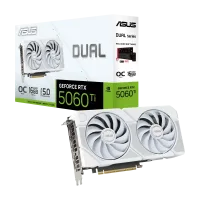 Видеокарта ASUS Dual GeForce RTX 5060 Ti White OC - 16 ГБ | PCI-E 5.0 x16