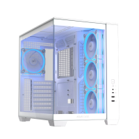 Carcasă PC ASUS A32 PLUS TG Midi-Tower Alb - Fără PSU | Oțel, plastic ABS, Sticlă călită | ARGB Carcasă PC ASUS A32 PLUS TG Midi-Tower Alb - Fără PSU | Oțel, plastic ABS, Sticlă călită | ARGB