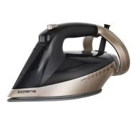 Утюг Polaris PIR 2852AK, 2800Вт, Черный | Золотистый - 2800 Вт | 100 г/мин | 350 мл | Керамика