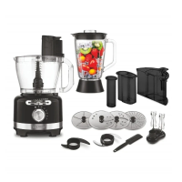 Robot de bucătărie Zelmer ZFP9000B Negru - 2000 W | 3 l | Plastic
