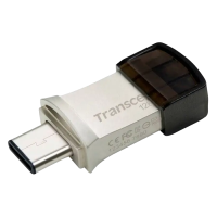 Memorie USB Transcend JetFlash 890 128 GBGB Argintiu - 130 MB/s | 30 MB/s