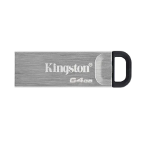 USB Flash накопитель Kingston DataTraveler Kyson 64 ГБГБ Серебристый - 200 МБ/с USB Flash накопитель Kingston DataTraveler Kyson 64 ГБГБ Серебристый - 200 МБ/с