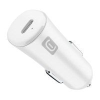 Incărcător auto Cellularline Type-C to Lightning Alb - 20 W | USB Type-C Incărcător auto Cellularline Type-C to Lightning Alb - 20 W | USB Type-C
