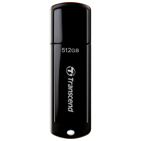 Memorie USB Transcend JetFlash 700 512 GBGB Negru - 90 MB/s | 40 MB/s