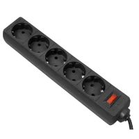 Сетевой фильтр Ultra Power UP3-B-1.8UPS Черный - 1.8 м | 2200 Вт | 5 Сетевой фильтр Ultra Power UP3-B-1.8UPS Черный - 1.8 м | 2200 Вт | 5