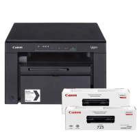 Multifunctional laser Canon i-Sensys MF3010 Bundle, & CRG725 x 2 pc Monocrom A4 Negru - 600 x 1200 dpi | 600 dpi | 100 pagini Multifunctional laser Canon i-Sensys MF3010 Bundle, & CRG725 x 2 pc Monocrom A4 Negru - 600 x 1200 dpi | 600 dpi | 100 pagini