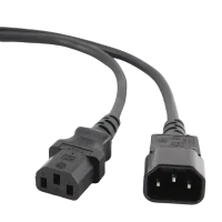 Cablu de alimentare Cablexpert PC-189 Negru - 1.8 m | 10 A | 0.75 mm2 Cablu de alimentare Cablexpert PC-189 Negru - 1.8 m | 10 A | 0.75 mm2