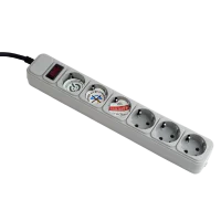 Prelungitor electric Gembird GMB SPG6-B-6C Gri - 1.8 m | 6 Prelungitor electric Gembird GMB SPG6-B-6C Gri - 1.8 m | 6