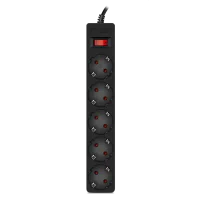 Prelungitor electric SVEN SF-05E Negru - 3 m | 2300 W | 5 Prelungitor electric SVEN SF-05E Negru - 3 m | 2300 W | 5