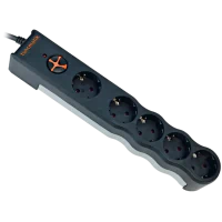 Prelungitor electric Tuncmatik TSK6136 Negru - 1.5 m | 5