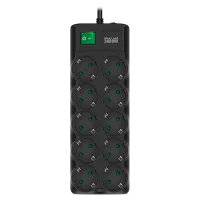 Prelungitor electric SVEN SF-10E-16 Negru - 3 m | 3680 W | 10
