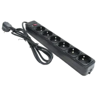 Сетевой фильтр Ultra Power UP6-B-15PPB Черный - 4.5 м | 2200 Вт | 6 Сетевой фильтр Ultra Power UP6-B-15PPB Черный - 4.5 м | 2200 Вт | 6