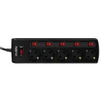 Prelungitor electric SVEN SF-05PL Negru - 1.8 m | 2300 W | 5 Prelungitor electric SVEN SF-05PL Negru - 1.8 m | 2300 W | 5