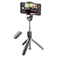 Selfie Stick Cellularline Freedom - Universal Negru Selfie Stick Cellularline Freedom - Universal Negru