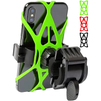 Suport de telefon pentru bicicleta Cellularline Handle Negru - Pe grila de ventilatie | Silicon