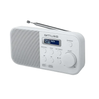 Radio portabil MUSE M-109 DBW Alb Radio portabil MUSE M-109 DBW Alb
