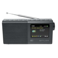 Radio portabil MUSE M-117 DB Negru - 3 W