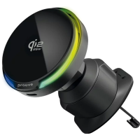 Автомобильный держатель Proove Spark Qi2.2 Черный - На воздуховод | ABS + ПК Автомобильный держатель Proove Spark Qi2.2 Черный - На воздуховод | ABS + ПК