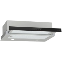Встраиваемая Вытяжка Gorenje TH64E3SGB Нержавеющая сталь - Рециркуляция,Эвакуация | 350 м3/ч | 111 Вт | 150 мм