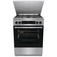 Комбинированная плита Gorenje GKS6C71XF Нержавеющая сталь - 3.3 кВт | A | 71 л Комбинированная плита Gorenje GKS6C71XF Нержавеющая сталь - 3.3 кВт | A | 71 л