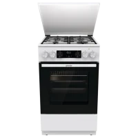 Комбинированная плита Gorenje GK5C63WH Белый - 3.3 кВт | A | 275°C | 70 л