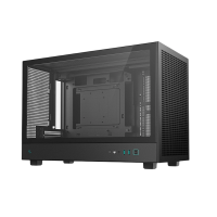 Carcasă PC Deepcool CH260 Mini-Tower Negru - Fără PSU | Oțel, plastic ABS, Sticlă călită