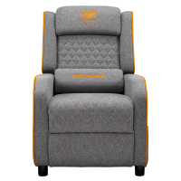 Игровое кресло Cougar Ranger One Ткань Серый | Оранжевый - Сталь | 106 см