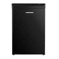 Congelator Heinner HFF-HM91BKE++ Negru - 85 cm | 91 l | Manual