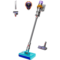 Вертикальный Пылесос Dyson V15s Detect Submarine Серебристый - Сухая, Влажная | 240 Вт | Контейнер | 0.75 л