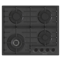 Газовая варочная панель Hisense GG663B Черный - 8.15 кВт | Закаленное стекло