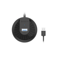 Adaptor Hub A4Tech HUB-30 Negru - 1 m | USB Adaptor Hub A4Tech HUB-30 Negru - 1 m | USB