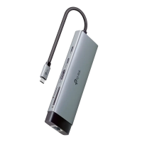Adaptor Hub TP-LINK UH9120C Argintiu - 0.18 m | USB | Aluminiu Adaptor Hub TP-LINK UH9120C Argintiu - 0.18 m | USB | Aluminiu