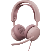 Гарнитура для компьютера Logitech Zone Wired 2 Розовый - Проводной аналоговый | 20 Гц - 20000 Гц Гарнитура для компьютера Logitech Zone Wired 2 Розовый - Проводной аналоговый | 20 Гц - 20000 Гц