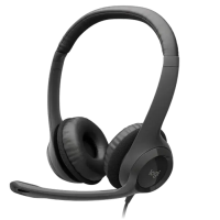 Гарнитуры для Колл-центров Logitech H390 Чёрный - Проводной аналоговый | 20 Гц - 20000 Гц Гарнитуры для Колл-центров Logitech H390 Чёрный - Проводной аналоговый | 20 Гц - 20000 Гц