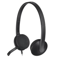 Гарнитуры для Колл-центров Logitech H340 Чёрный - Проводной аналоговый | 20 Гц - 20000 Гц Гарнитуры для Колл-центров Logitech H340 Чёрный - Проводной аналоговый | 20 Гц - 20000 Гц