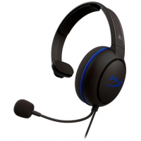 Игровая Гарнитура HyperX Cloud Chat PS4, Проводной аналоговый, Черный/Синий