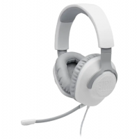Игровая Гарнитура JBL Quantum 100, Проводной аналоговый, Белый