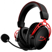 Игровая Гарнитура HyperX Cloud Alpha Wireless, Беспроводной, Черный/Красный